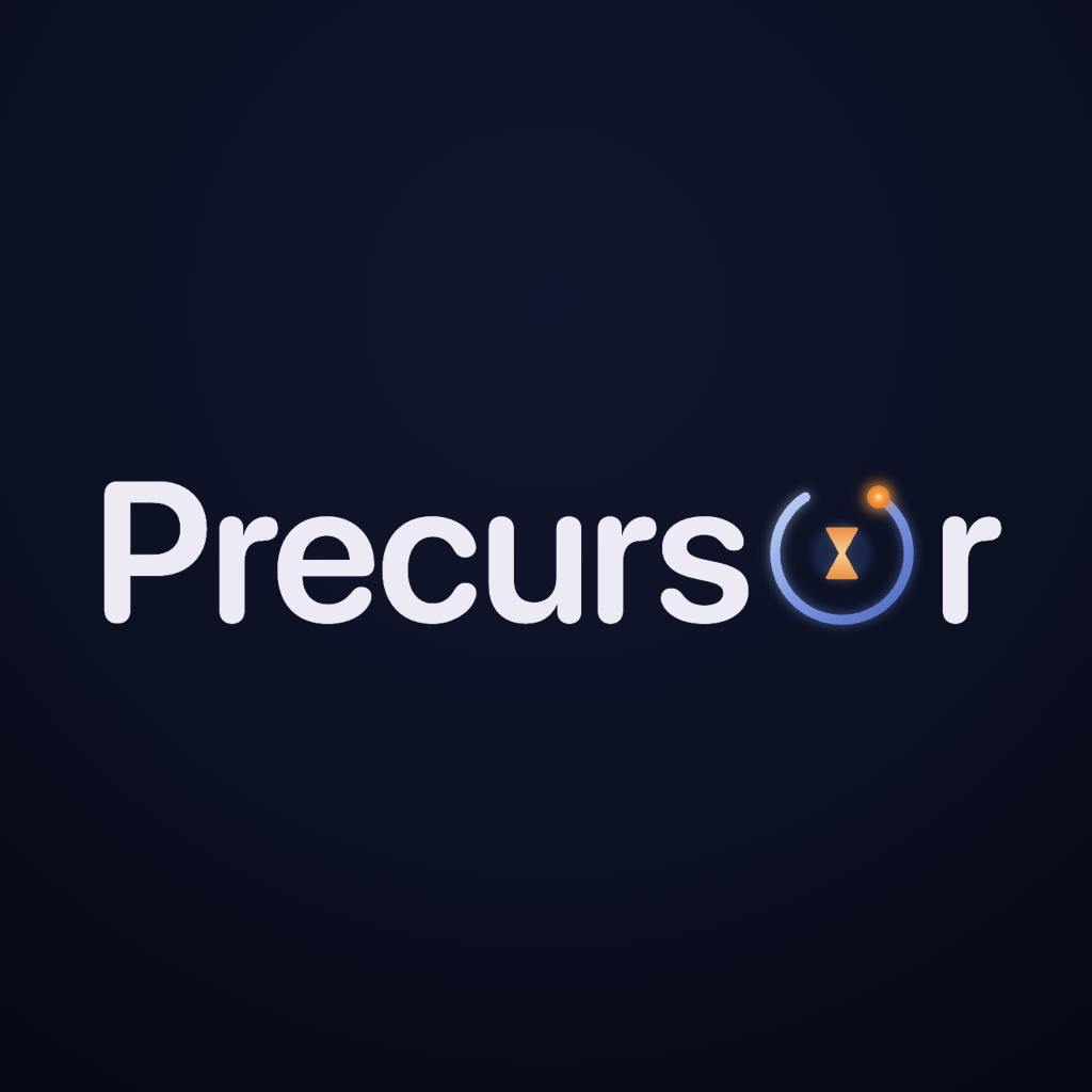 Precursor app icon, dark