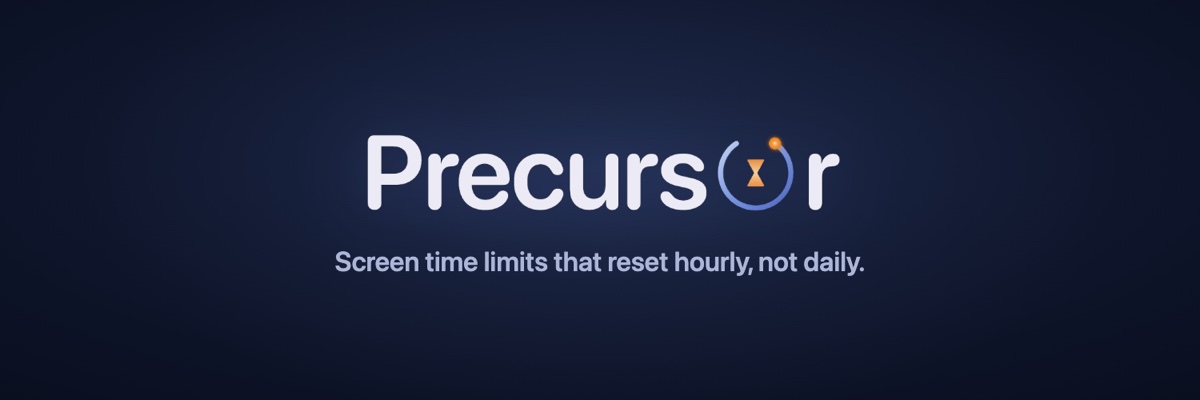 Precursor social banner with tagline