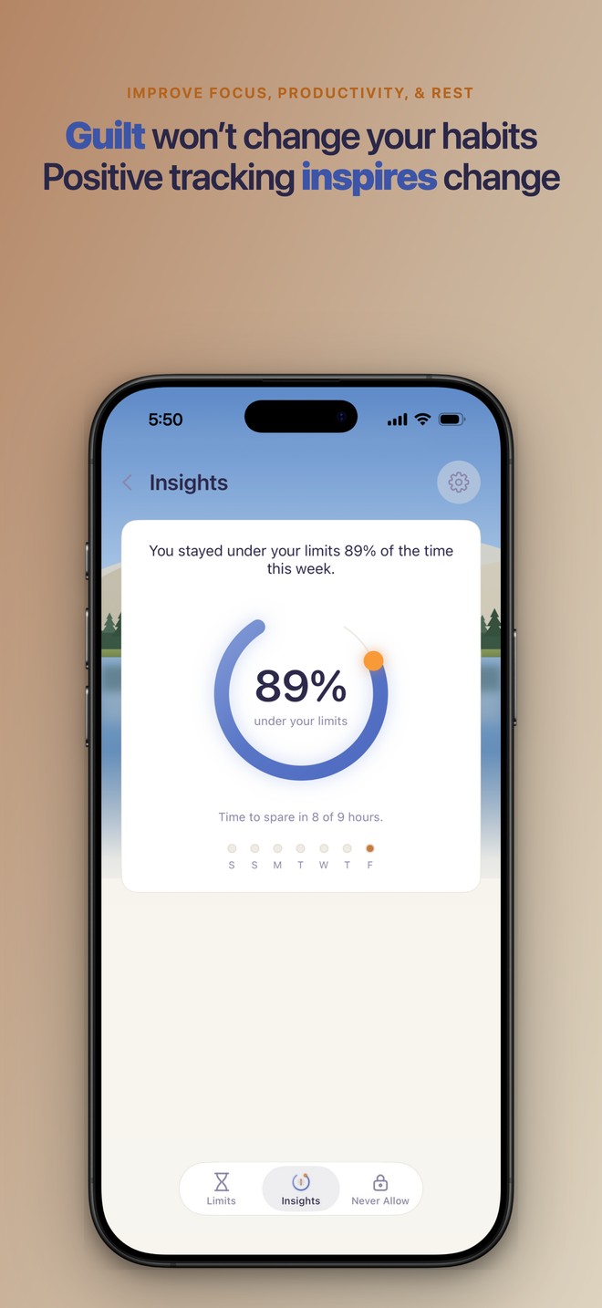 Positive tracking that inspires change instead of guilt